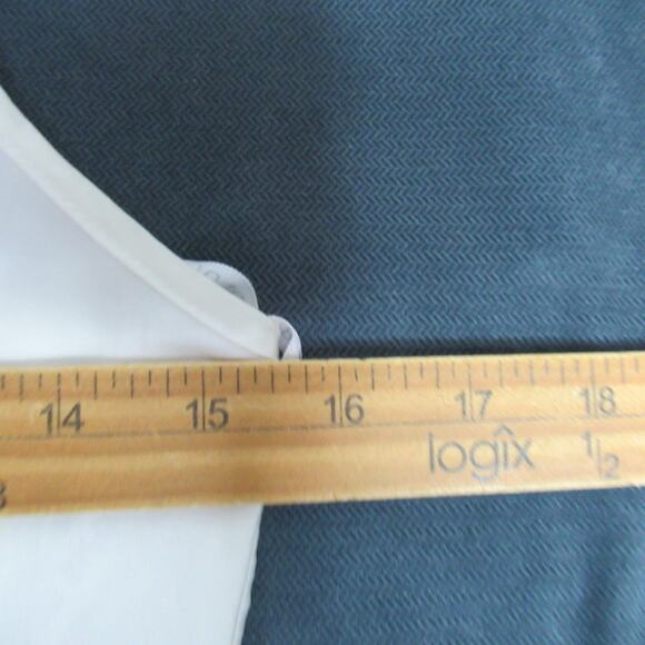 Bisou Bisou Dress Womens Size 6 White Strappy Mini Doily Angelic Sundress Preppy - Picture 9 of 11